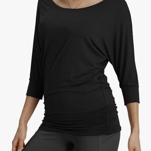 Match Women's Black Long Sleeve Top